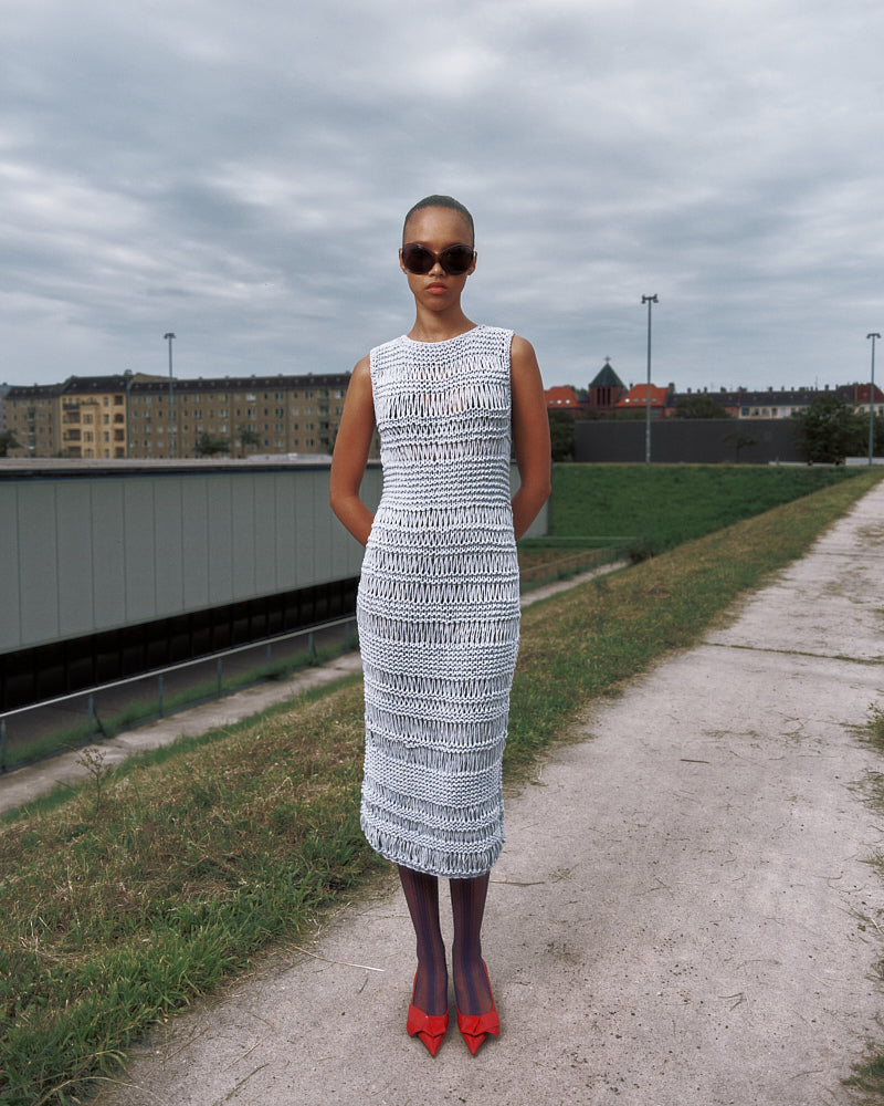 Cotton Dropstitch Dress