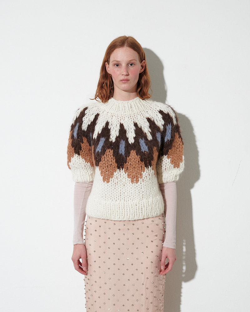 Alpaca Mix Jaquard Pullover