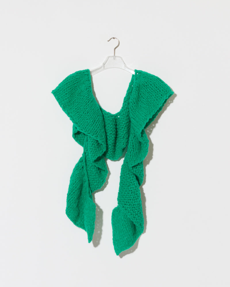 Green Alpaca Scarf by Maiami