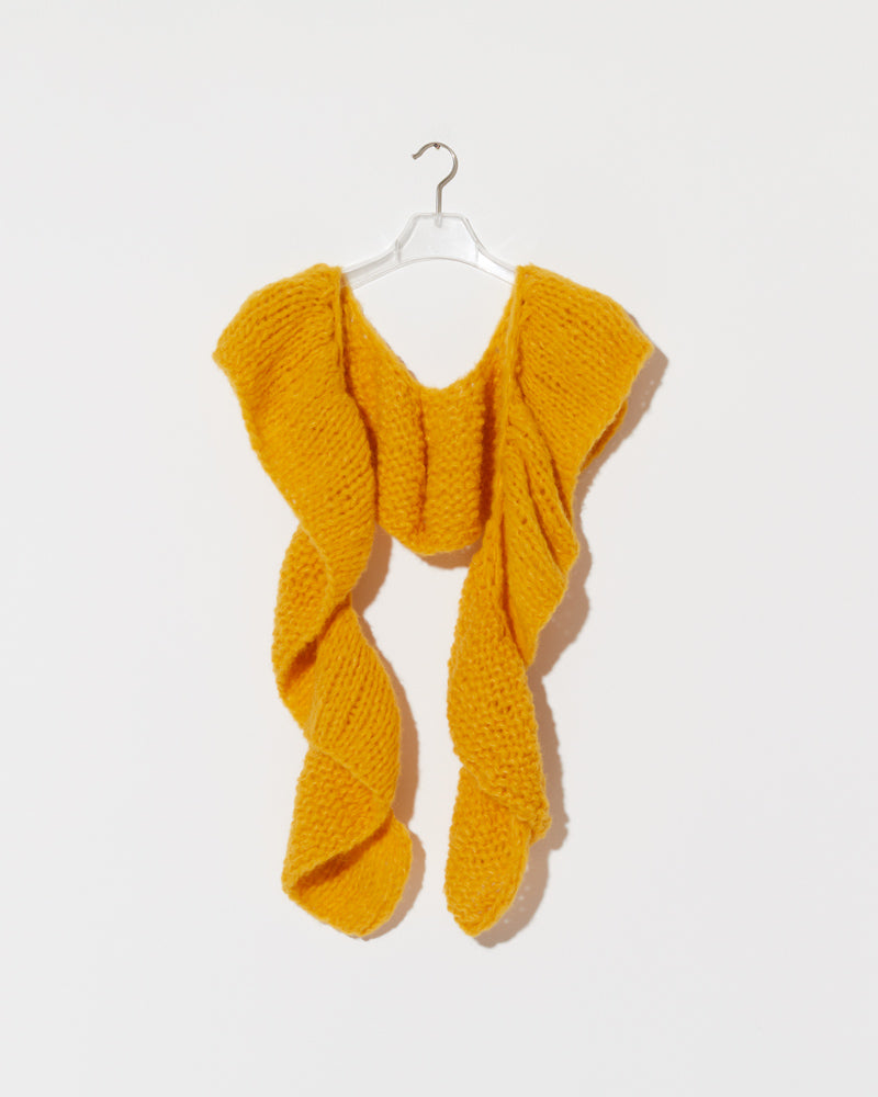 Fleecy Alpaca Ruffle Scarf