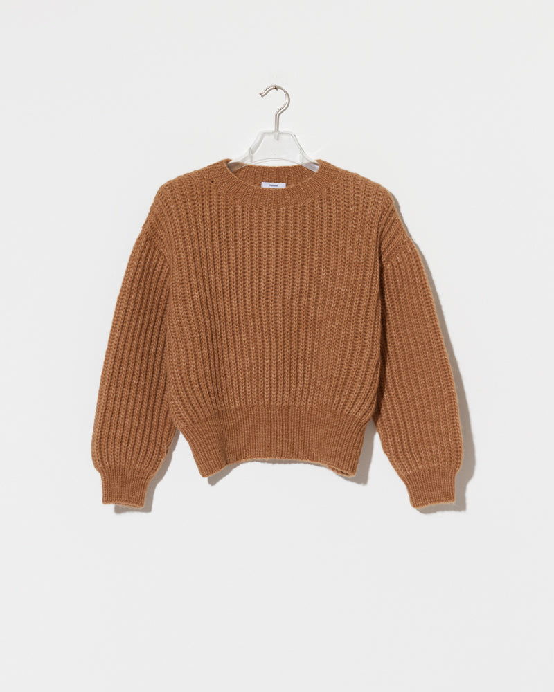 Preview: Chunky Alpaca Boxy Brioche Pullover