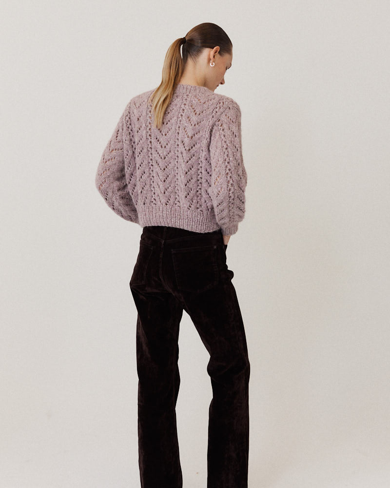 Preview: Chunky Alpaca Lace Short Pullover