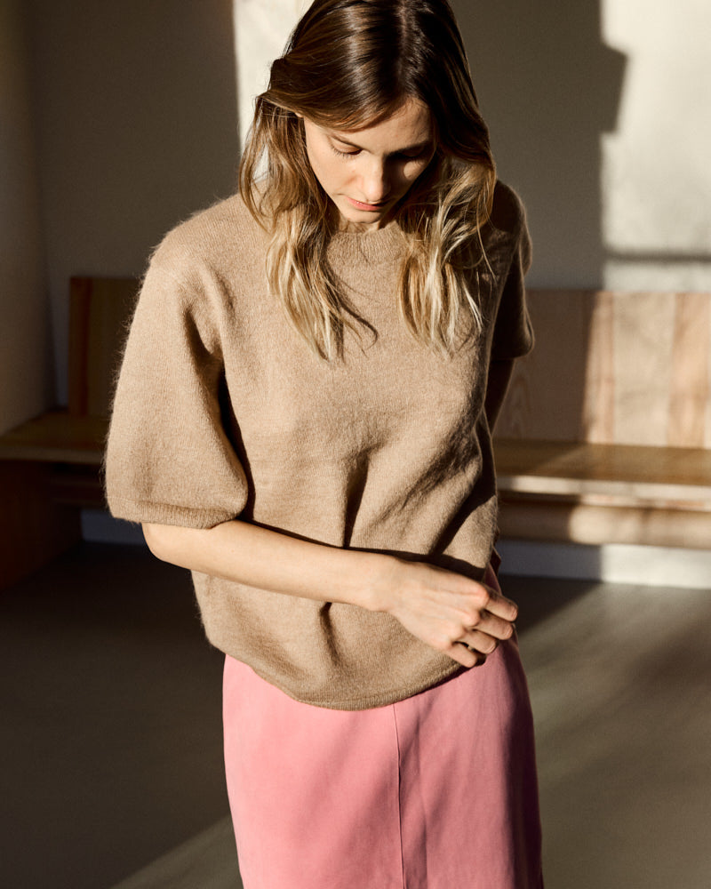 AW26/27 Fine Alpaca Boxy T-Shirt