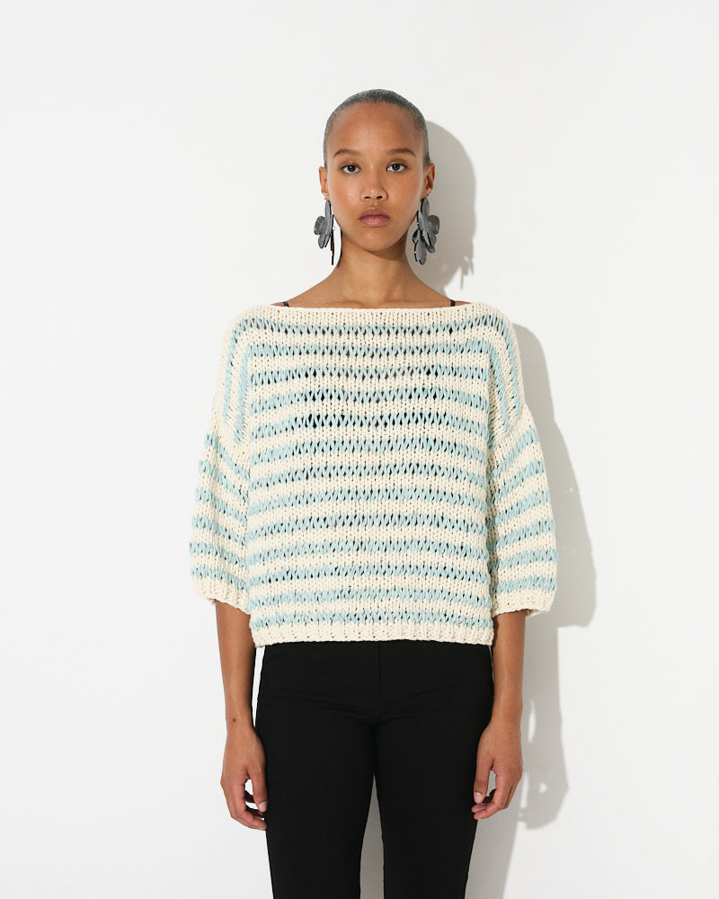 Cotton Dropstitch Pullover