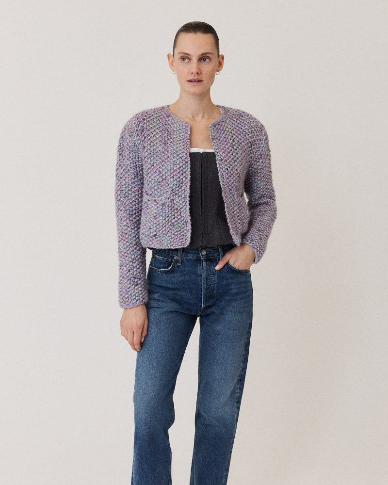 Merino Pearl Pattern Jacket