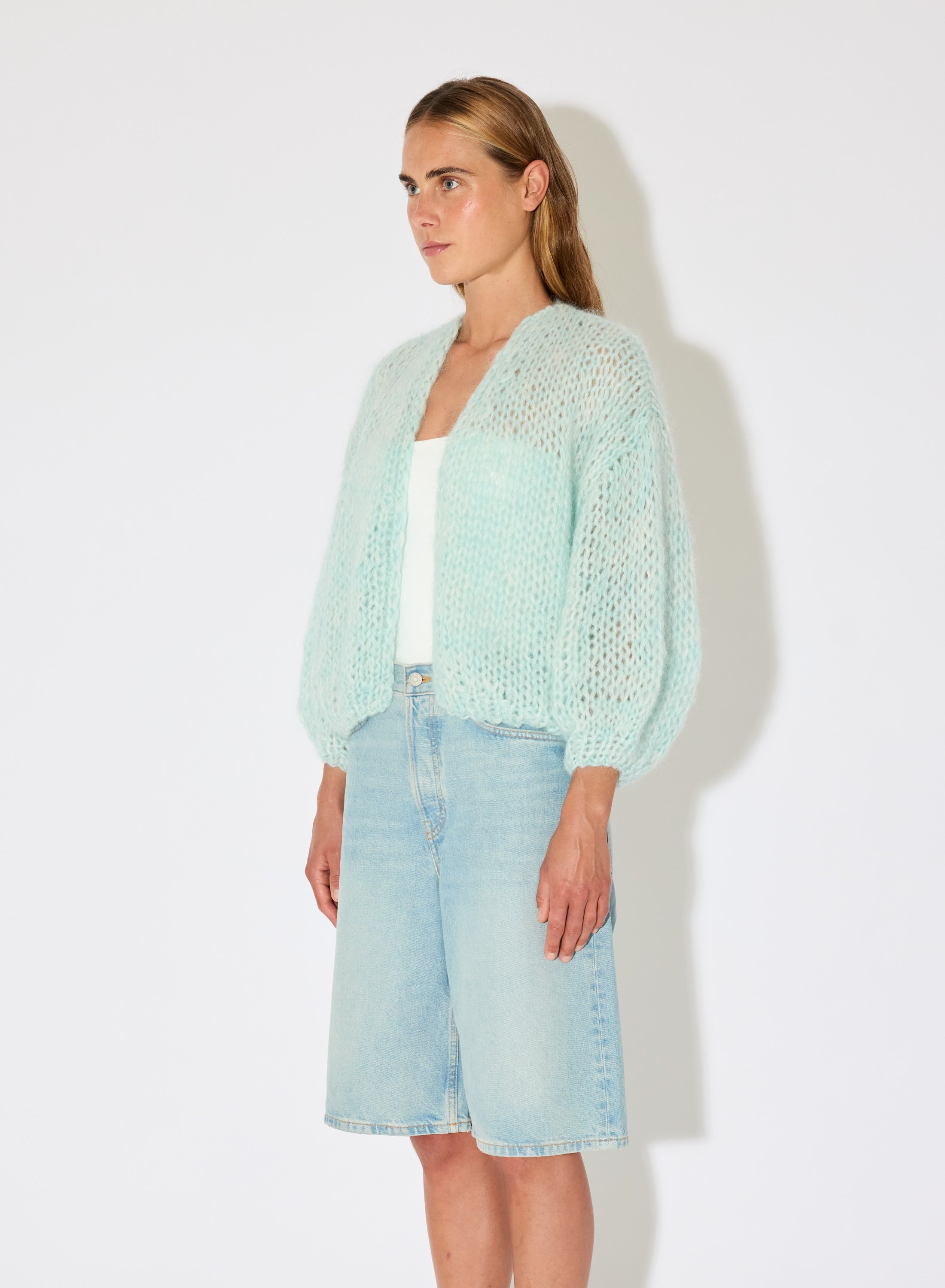 Maiami iconic mohair knit cardigan