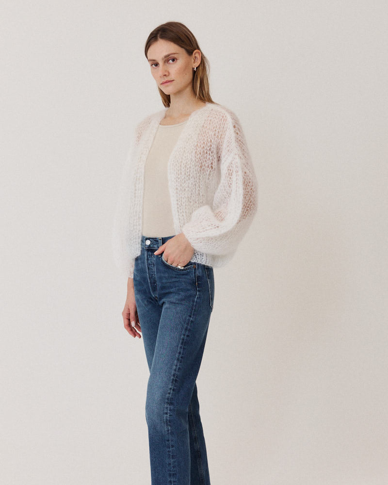 Bridal: Mohair Light Bomber Cardigan