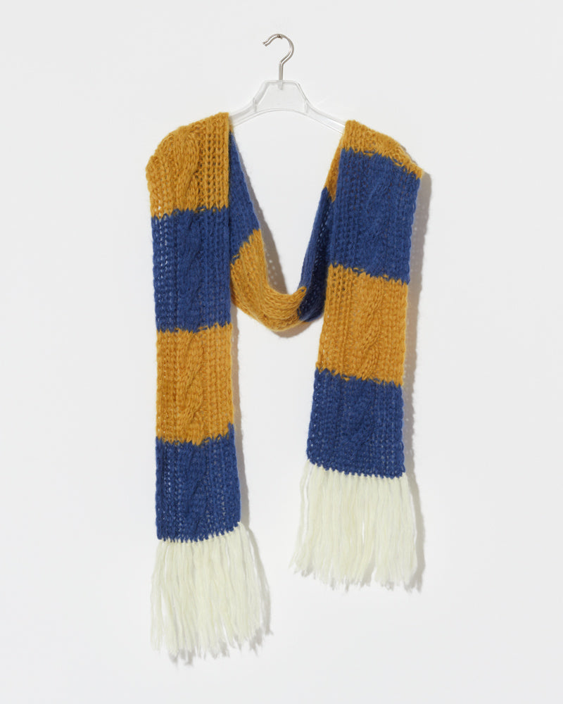 Mohair Cable Scarf