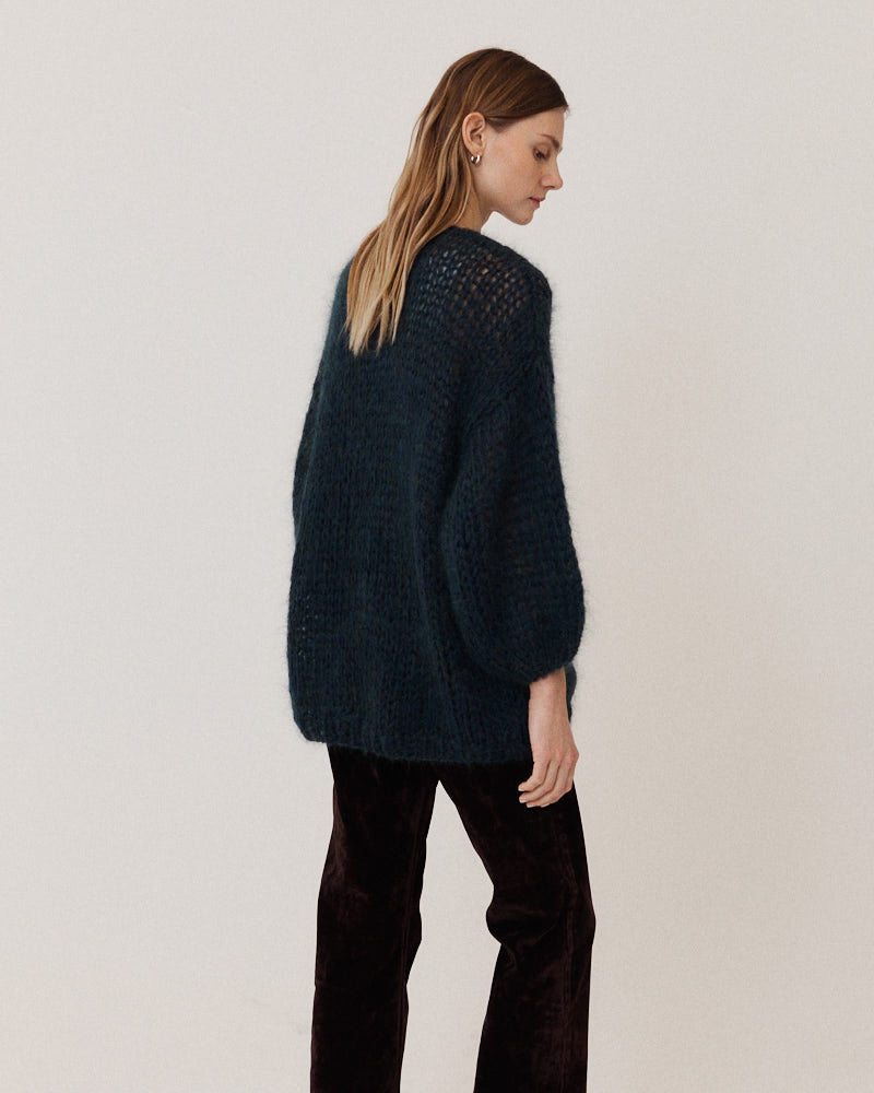 Mohair Big Cardigan