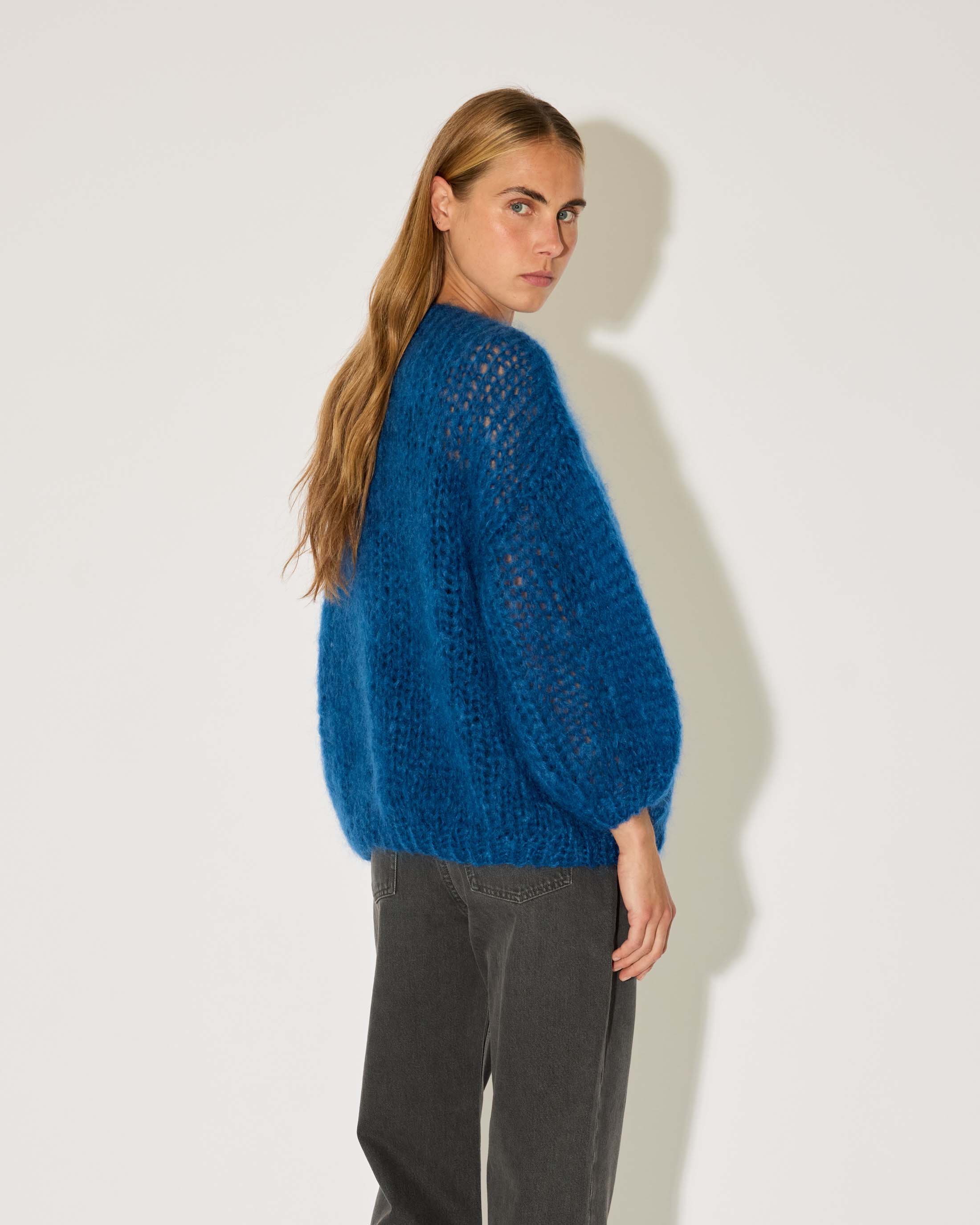 Mohair Big Cardigan