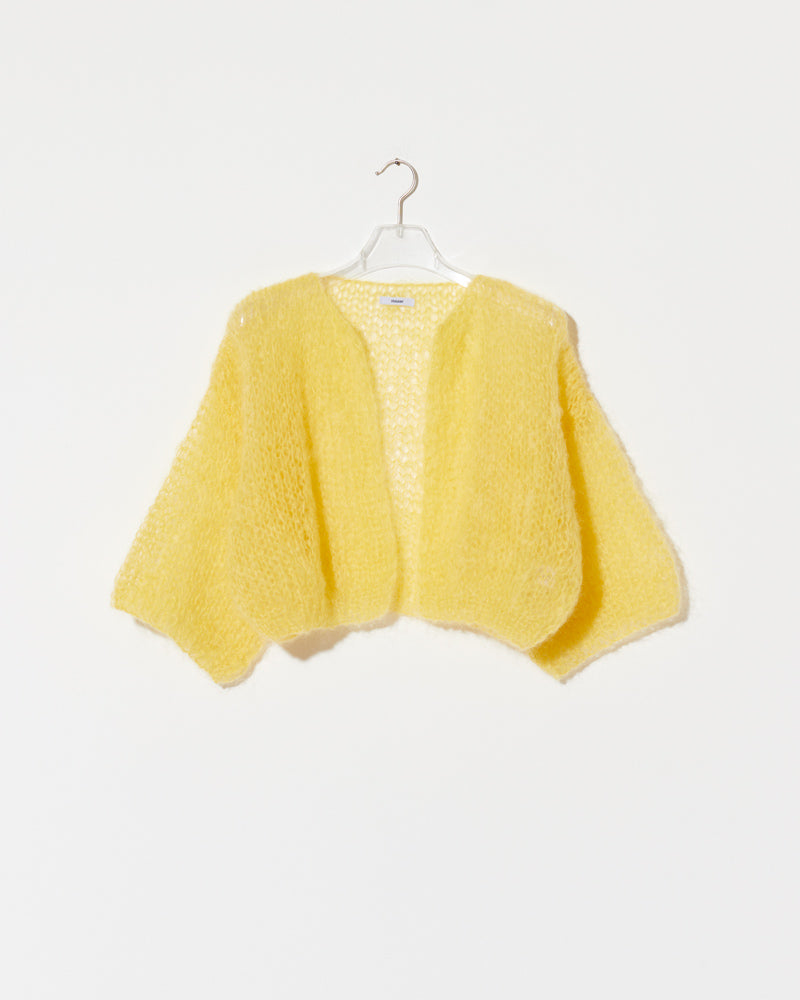 Classic mohair bomber cardigan, spring essential style by Maiami, Spring 2025