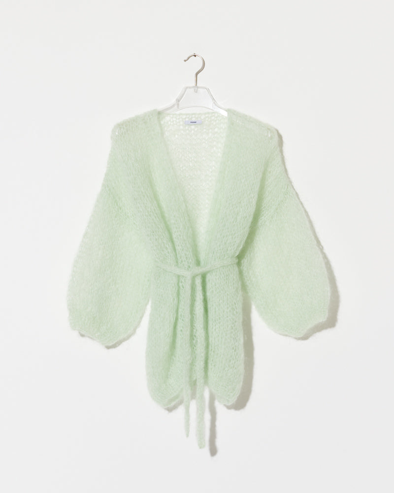 Oversized lightweight mohair cardigan by Maiami, Spring 2025