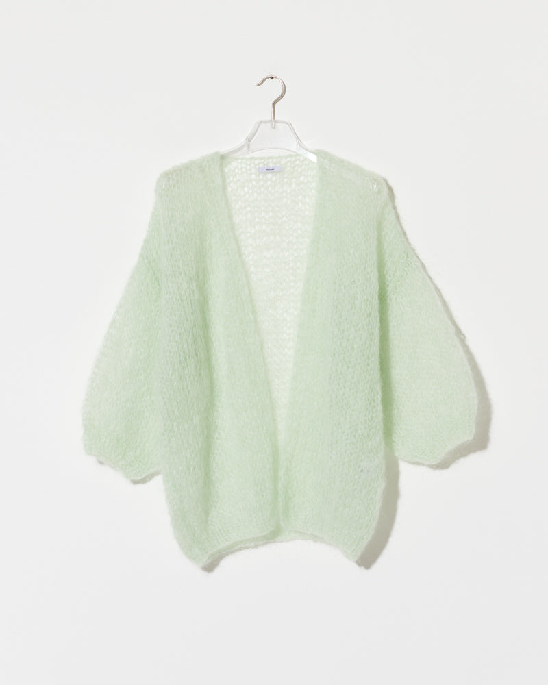 Oversized lightweight mohair cardigan by Maiami, Spring 2025