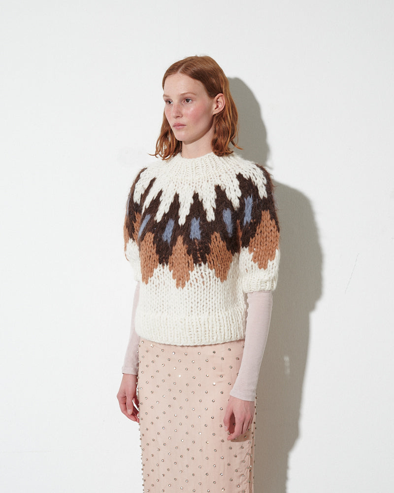 Alpaca Mix Jaquard Pullover