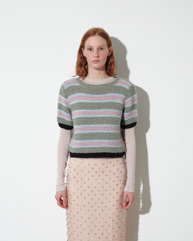 Light Alpaca Striped T-Shirt