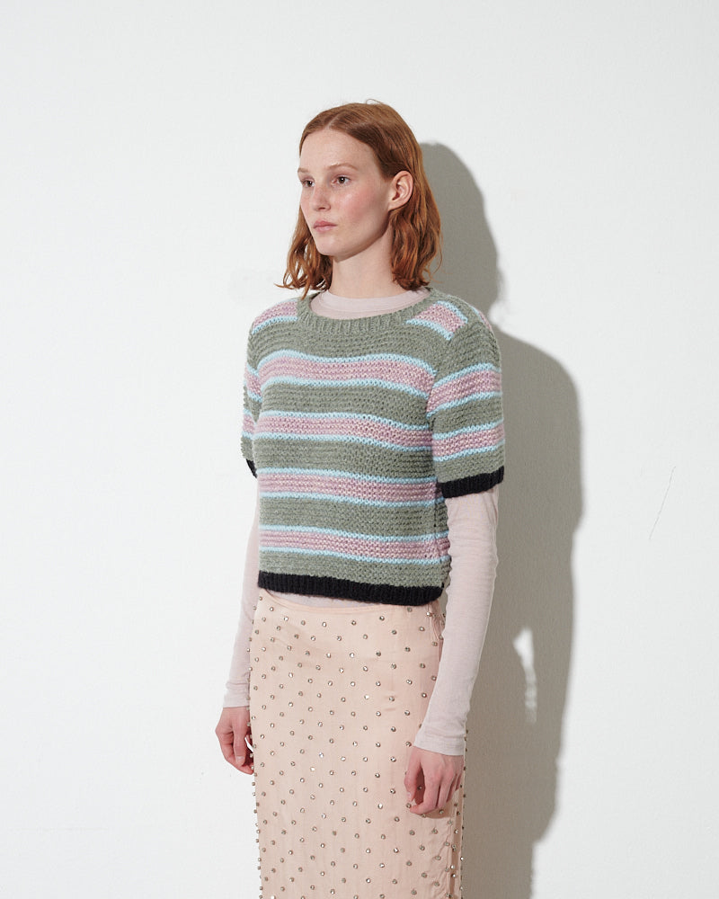 Light Alpaca Striped T-Shirt