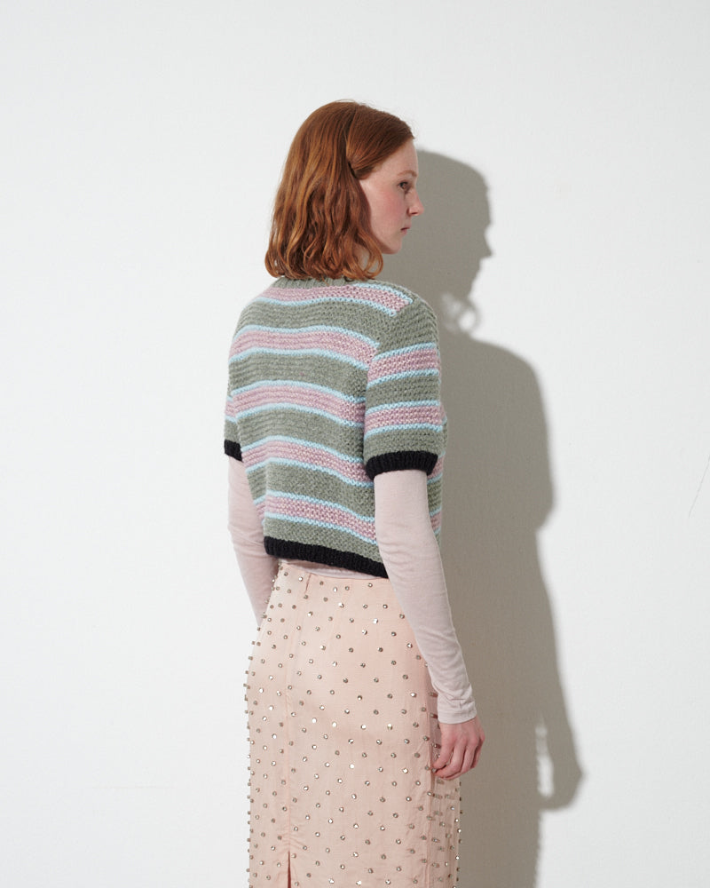 Light Alpaca Striped T-Shirt