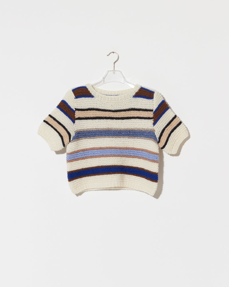 Light Alpaca Striped T-Shirt