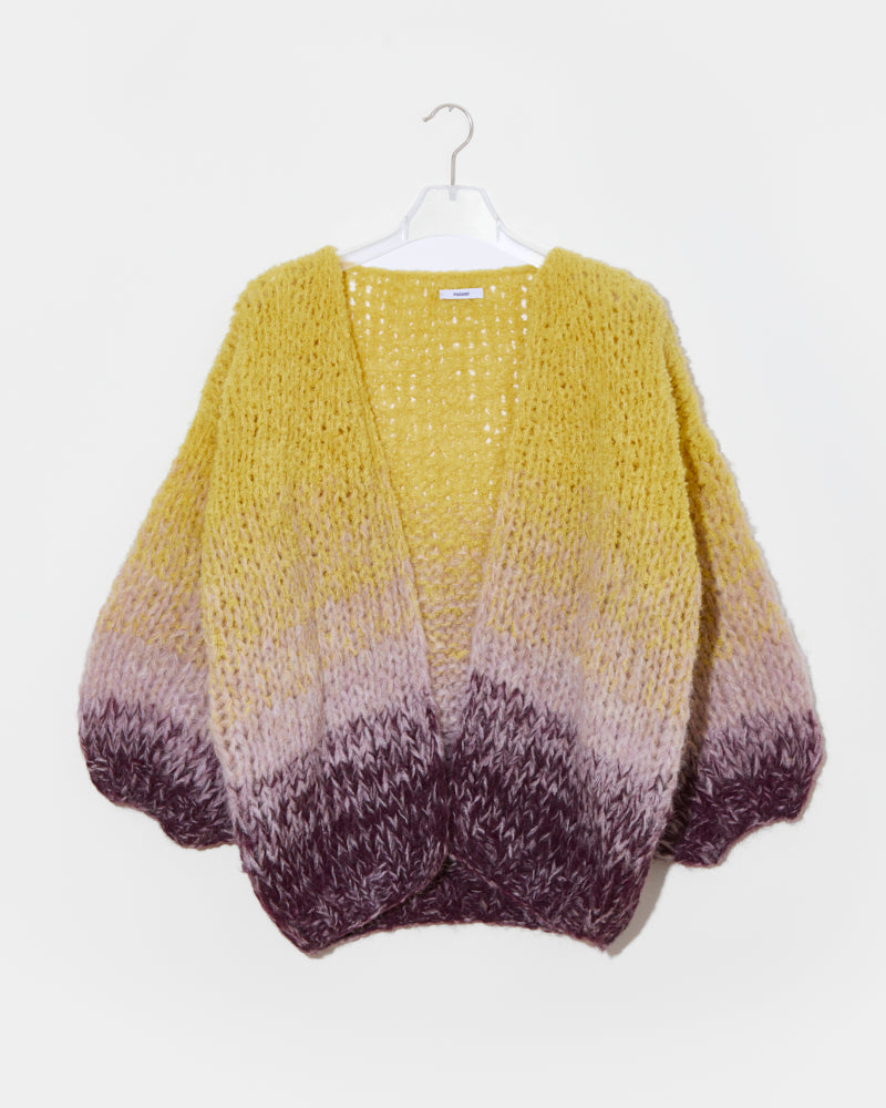 Alpaca Ombre Big Cardigan