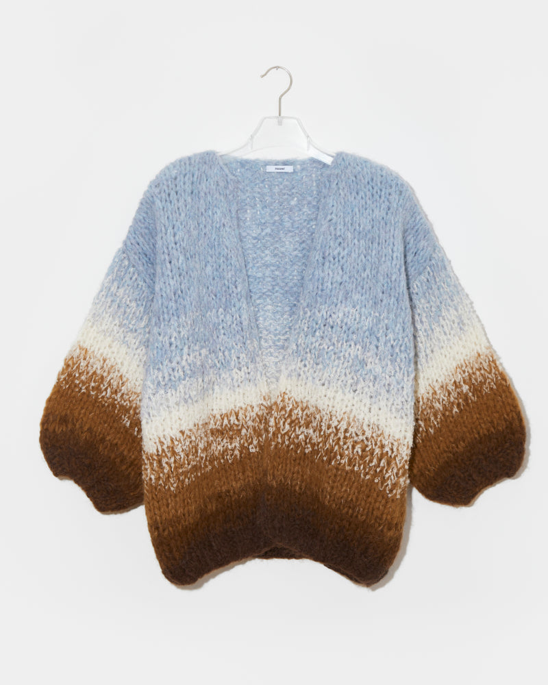 Alpaca Ombre Big Cardigan