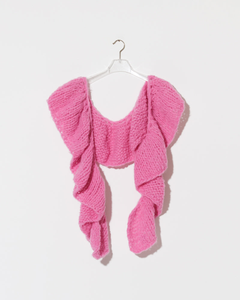 Pink Alpaca Scarf by Maiami