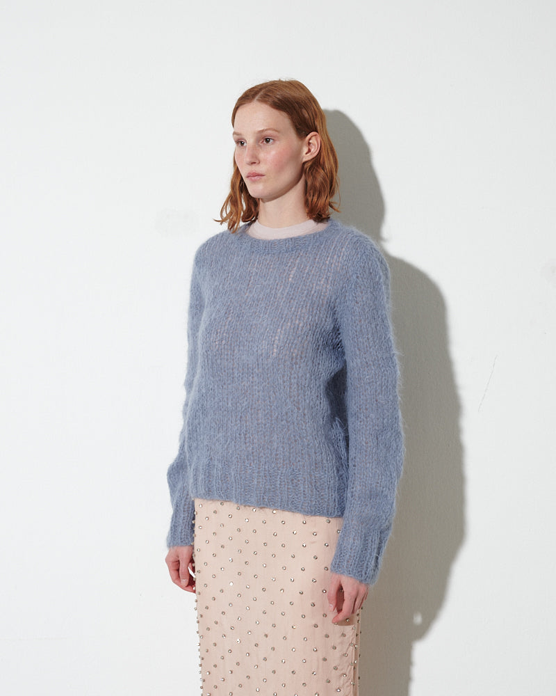 Shaggy Alpaca Slim Pullover
