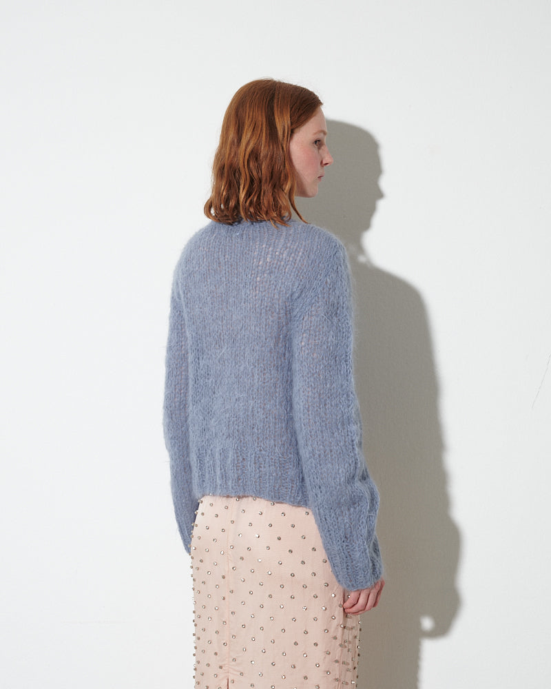 Shaggy Alpaca Slim Pullover
