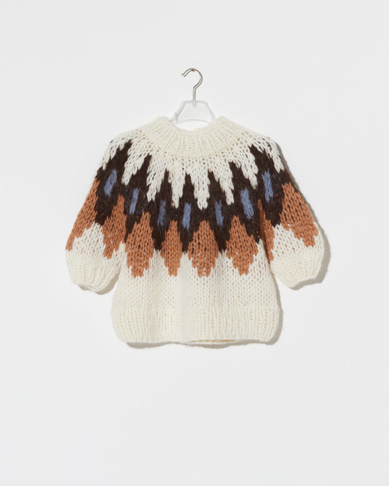 Alpaca Mix Jaquard Pullover