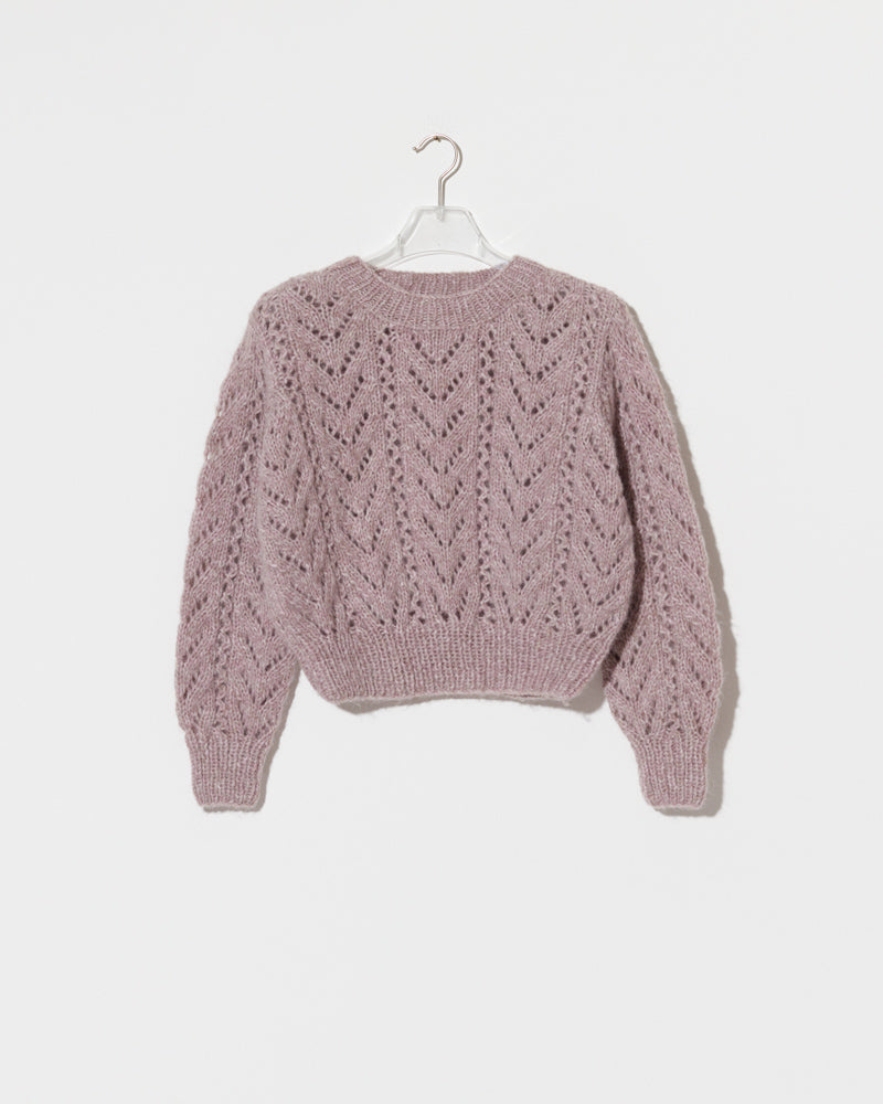 Preview: Chunky Alpaca Lace Short Pullover