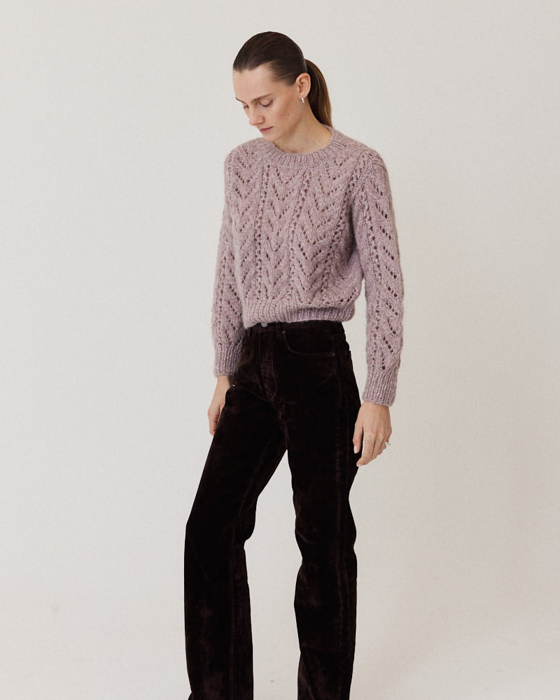 Preview: Chunky Alpaca Lace Short Pullover