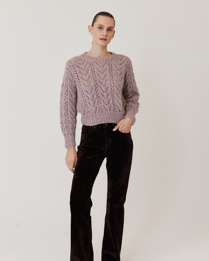Preview: Chunky Alpaca Lace Short Pullover