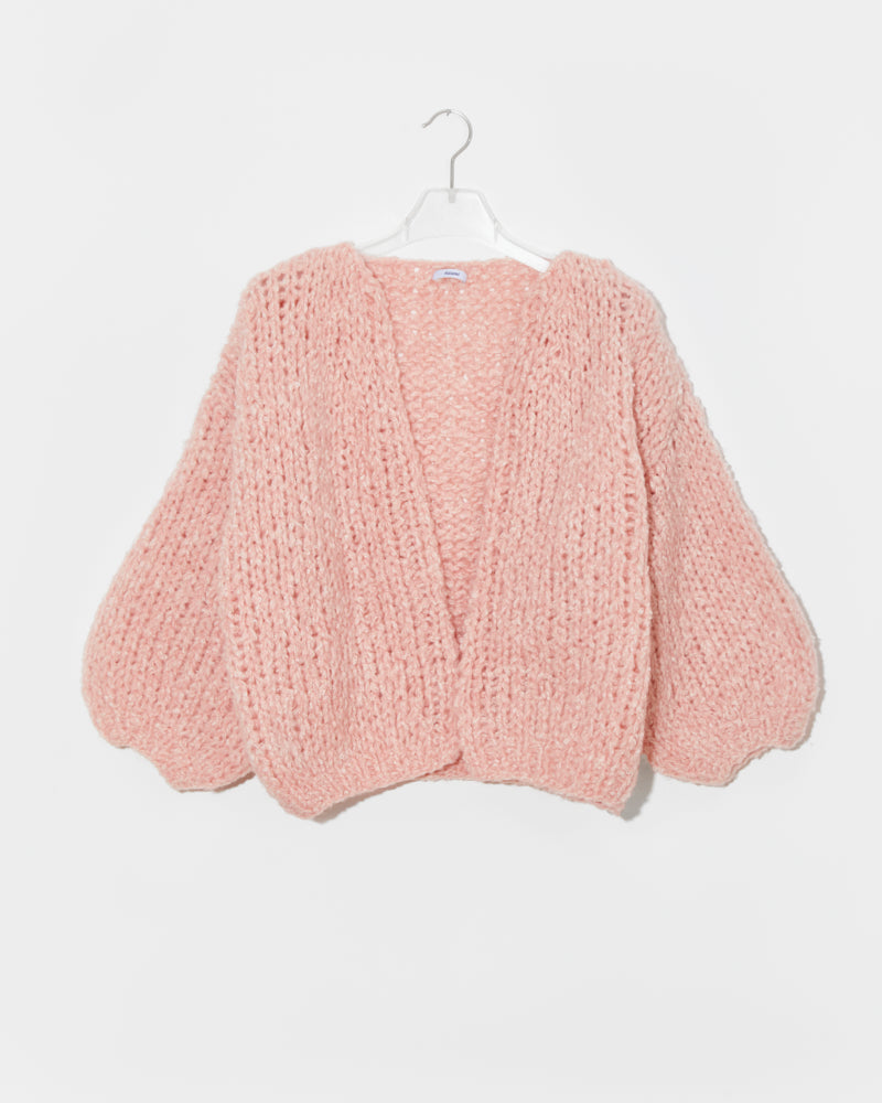 Boucle Bomber Cardigan