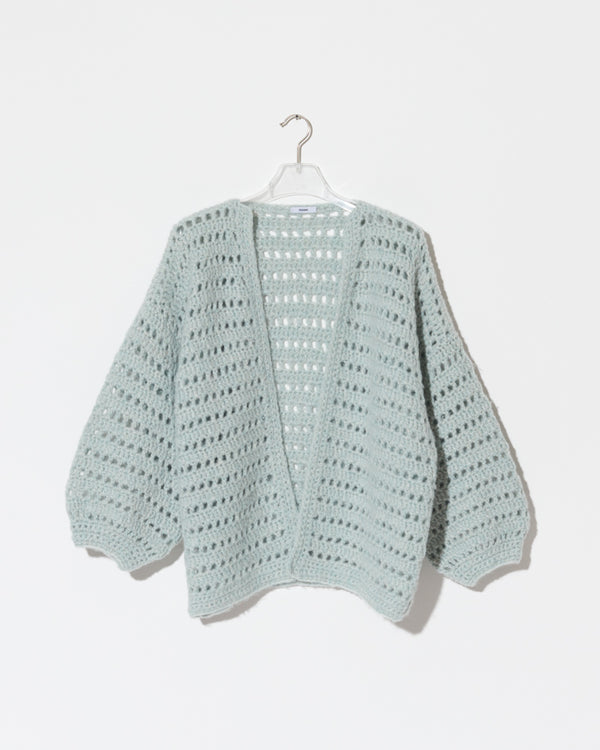 Cashmere Lace Crochet Big Cardigan