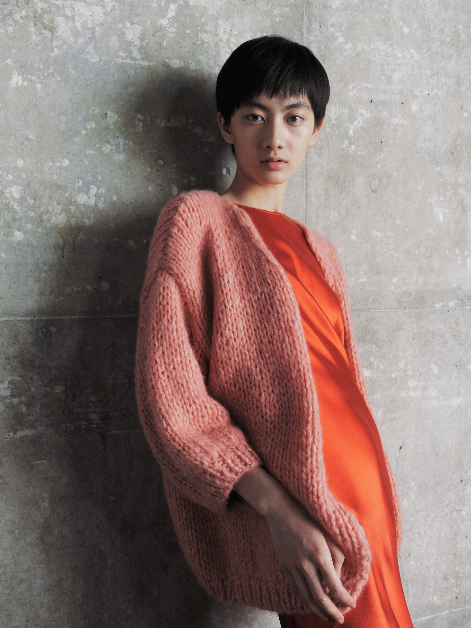 Coral cashmere cardigan 2025