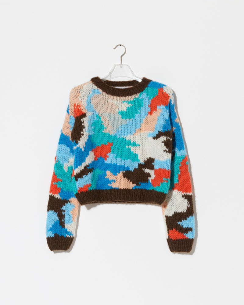 Maiami Cashmere Pullover Camouflage.