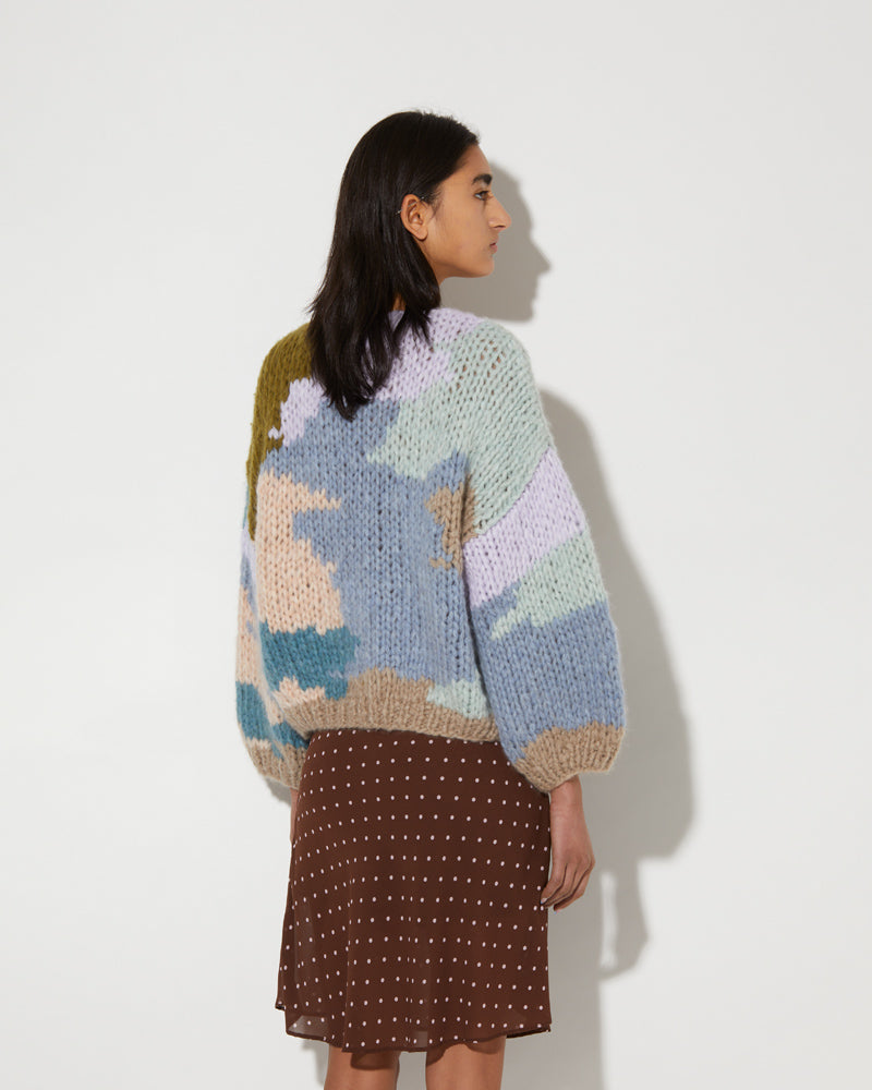 Maiami hand-knitted Cashmere Cardigan.