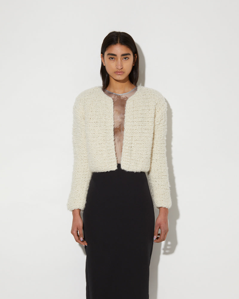 Maiami Cashmere Cardigan. Hand-knitted jacket.