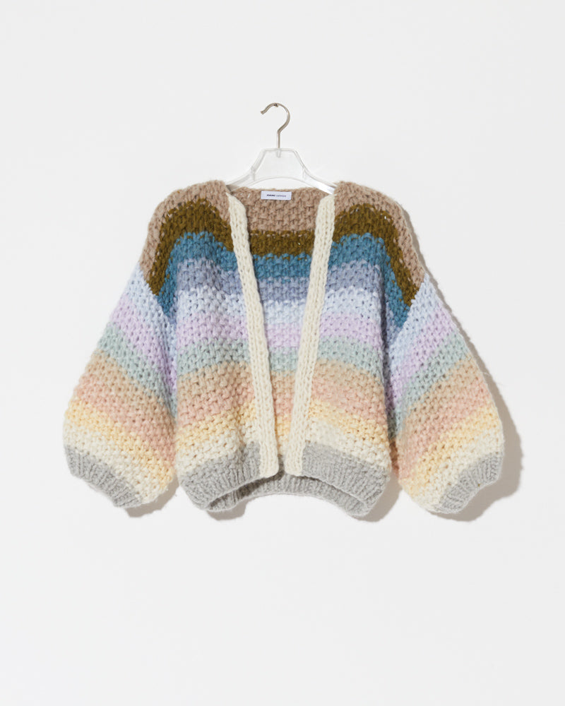 Sale | Cashmere Pearl Pattern Bomber Cardigan