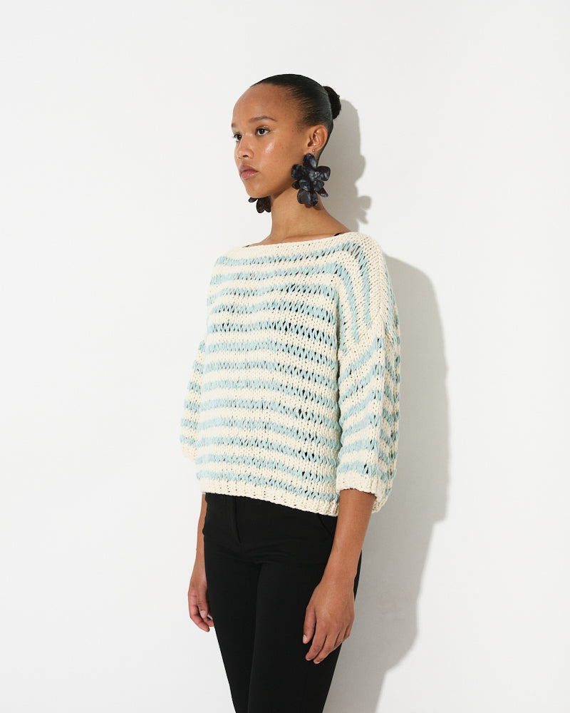 Cotton Dropstitch Pullover