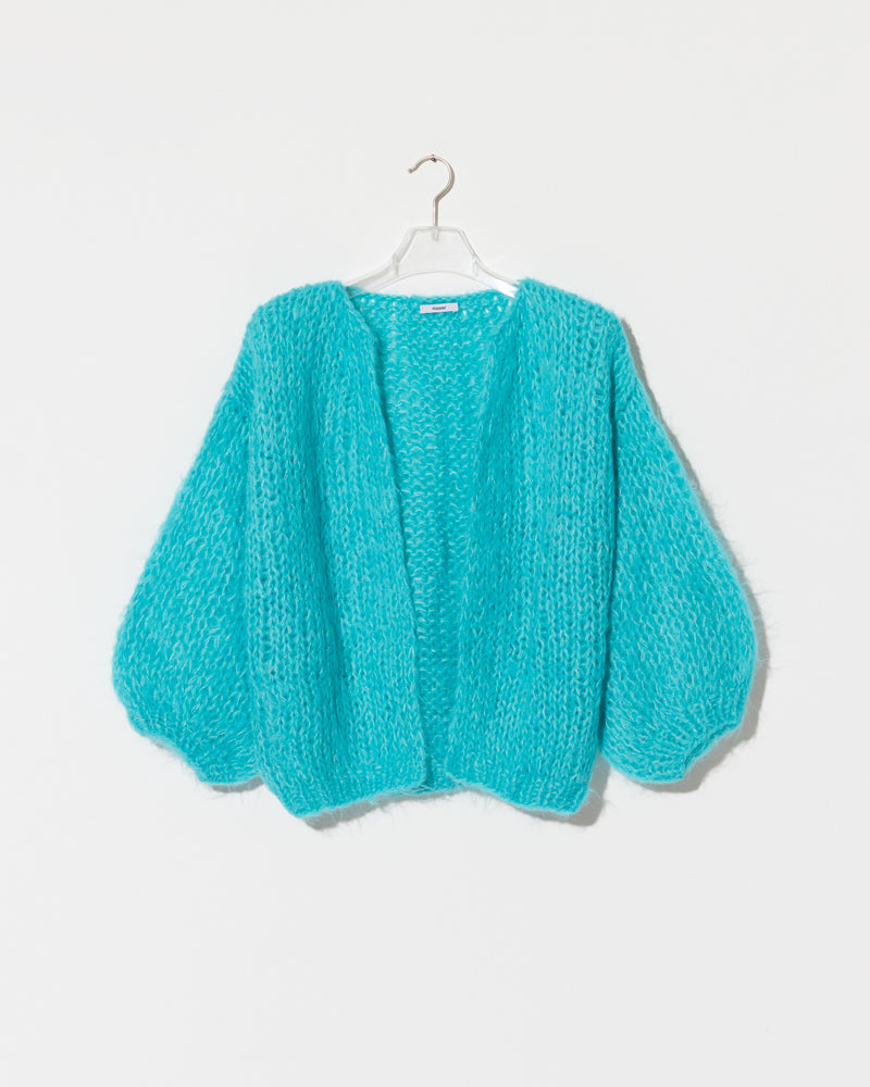 Maiami Alpaca cardigan in mint.