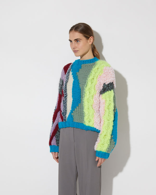 Merino Mix Intarsia Pullover