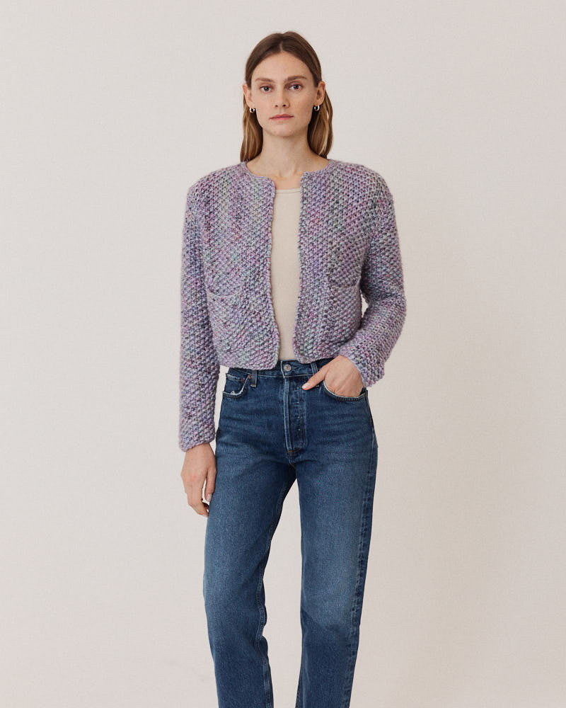 Merino Pearl Pattern Jacket