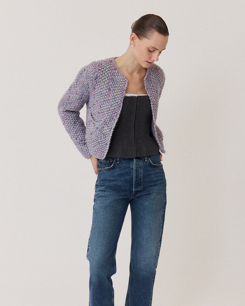 Merino Pearl Pattern Jacket