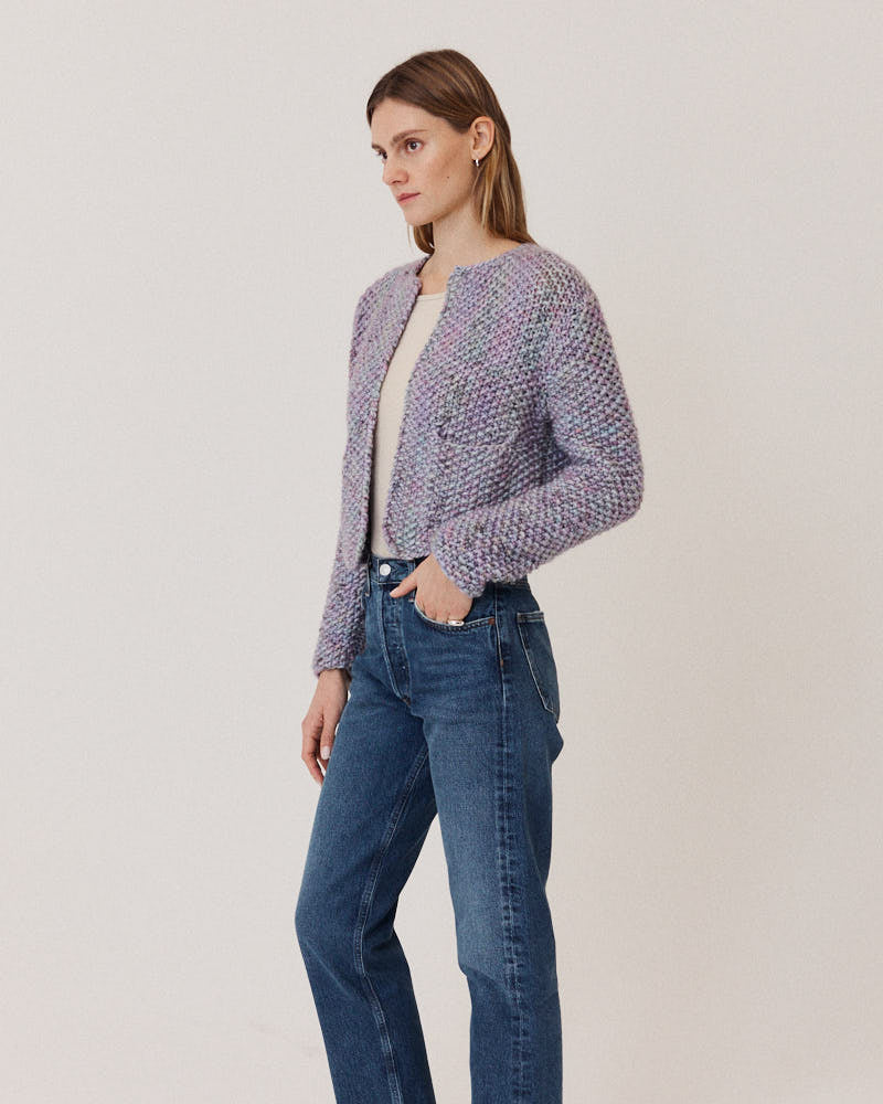 Merino Pearl Pattern Jacket