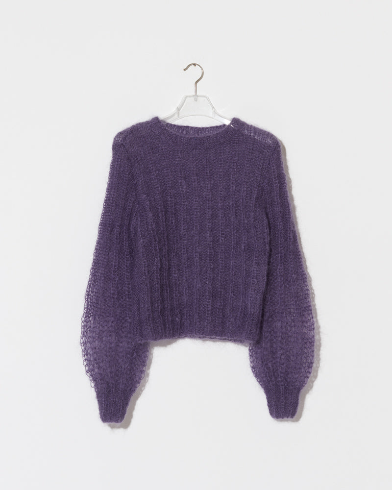 Mohair Ribbed Pullover