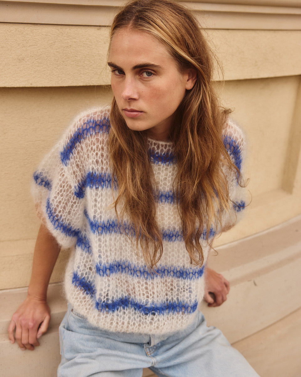 Maiami mohair striped sweater women