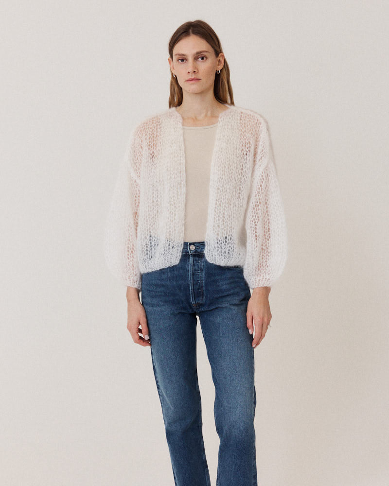 Bridal: Mohair Light Bomber Cardigan