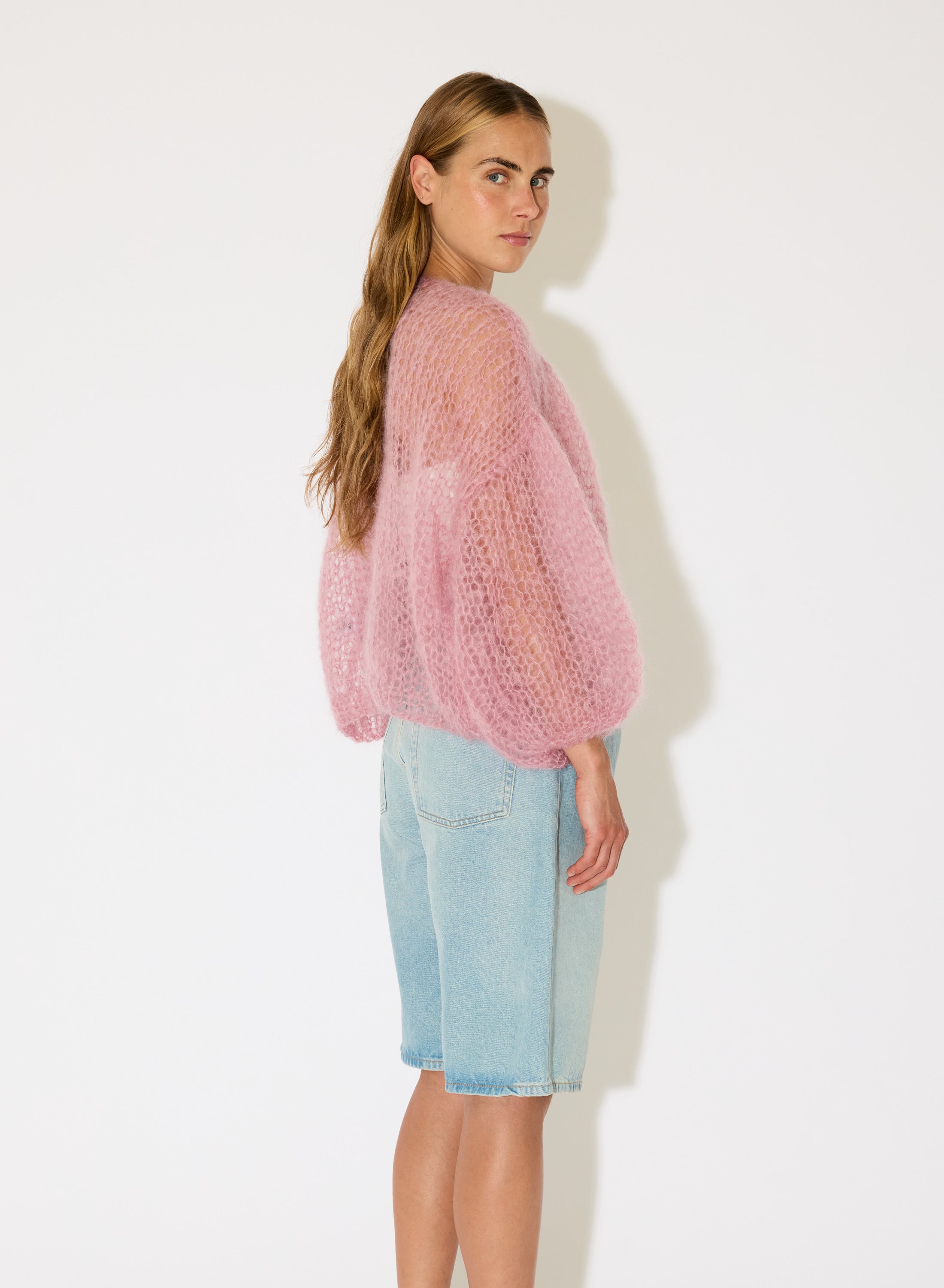 lightweight mohair cardigan women Maiami