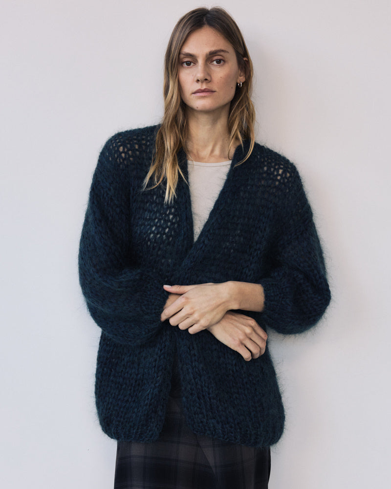 Mohair Big Cardigan