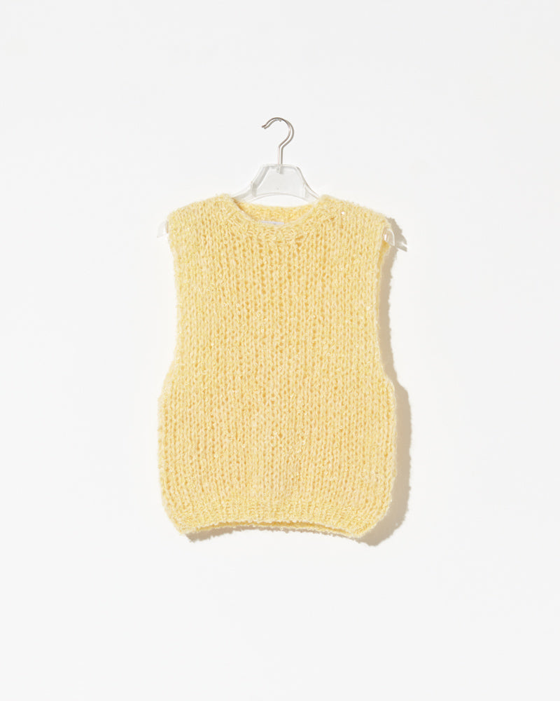 Maiami Mohair Shirt in yellow.